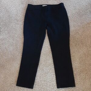 Black Loft Skinny Ankle Pants